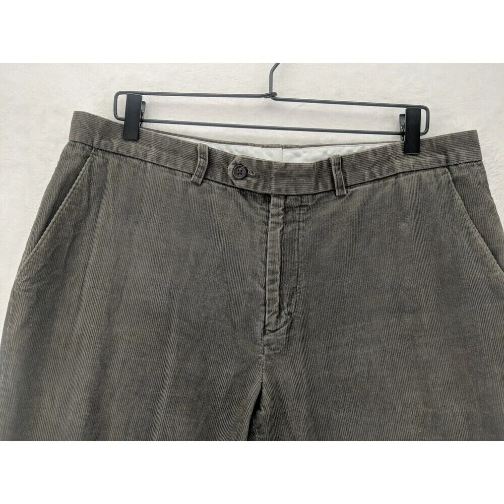 LAUREN Ralph Lauren Corduroy Pants Men 34x32 Brown Pin Whale Preppy Y2K Casual